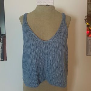 relaxed fit crochet top
